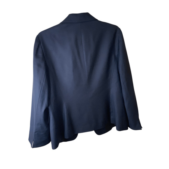 Lafayette 148 Suit Pants Blazer Navy Wool - Picture 4 of 11